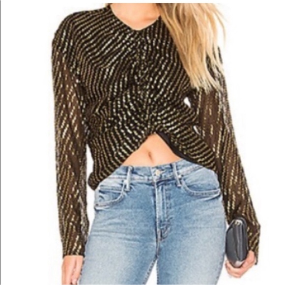NWT L’Academie Waylon Blouse XS - Picture 1 of 8